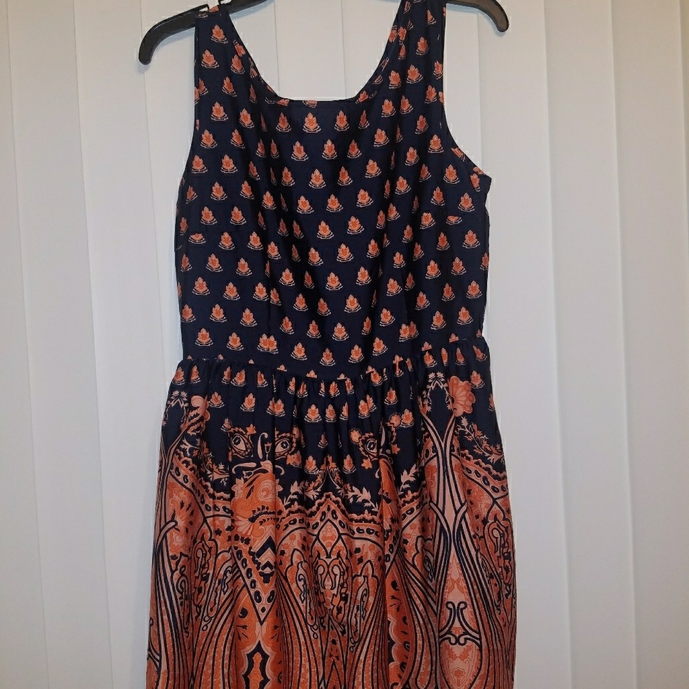 Navy blue dress